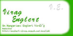 virag englert business card